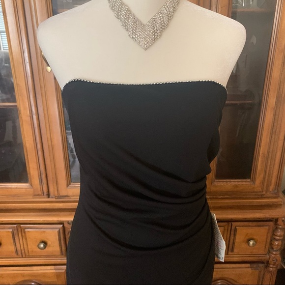 Sparkle trim, Boned Bodice, Strapless Gown SZ 4, NWT - Picture 10 of 16